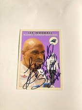 Carolina Panthers LEE WOODALL Signed Card