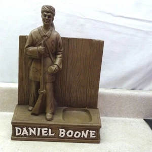 Figura Publicitaria Daniel Boone Vintage Tiza Ware, Exhibición Bourbon, KY + Caja - Imagen 1 de 11
