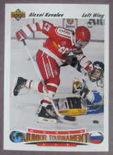 1991-92 Upper Deck #655 Alexei Kovalev Pittsburgh Penguins RC