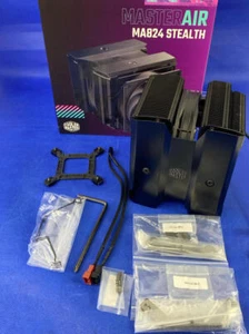 Cooler Master MasterAir MA824 Stealth Dual Tower CPU Air Cooler - Afbeelding 1 van 11