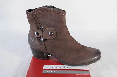 Marco Tozzi Women's Boots Ankle Boot Brown Soft Upper Leather NEW!! - Image 1 of 4