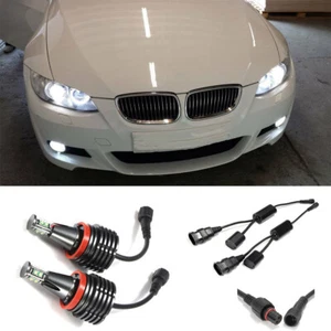 For BMW 3-series Canbus LED Angel Eyes Halo Head Light H8 Bulb E90 E91 E92 E93 - Picture 1 of 10