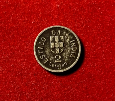 India portuguesa 2 tangas 1934 KM#20 150K de colección T2181b Foto 1 de 2