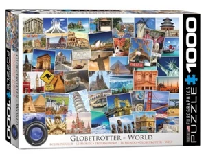 NEW STILL WRAPPED. AWESOME WORLD GLOBETROTTER 1000 PIECE JIGSAW PUZZLE - Picture 1 of 11
