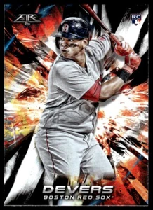 2018 Topps Fire -RC Rafael Devers Rookie Boston Red Sox #118 - Picture 1 of 2