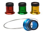 Set of 4 Magnifying Eye Loupes with Headband Multiple Magnification Jewelry Tool