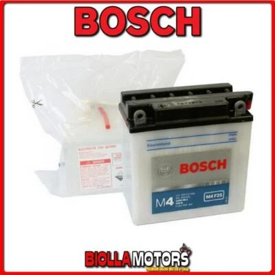 0092M4F250 BATTERIA BOSCH 12V 9AH YB9-B YB9B MOTO SCOOTER QUAD CROSS - Immagine 1 di 4