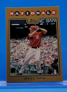 Pete Orr, 2B - Topps - Nationals, 2008 - #UH72, Gold