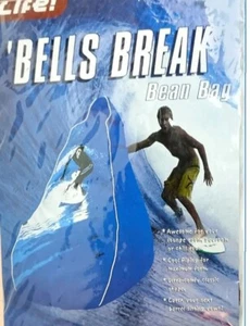 Bolso Frijoles de Diseñador - Campanas Break Surf Estampado Algodón Forma Clásica Único Nuevo con Etiquetas  - Imagen 1 de 2