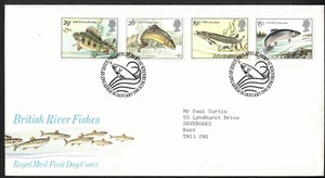 GREAT BRITAIN, 1983 FRESHWATER FISH FDC - Picture 1 of 1