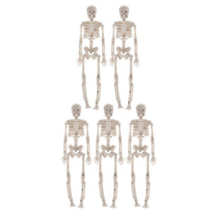  5 Pcs Mini Skeleton Plastic Halloween Bones Small Skeletons