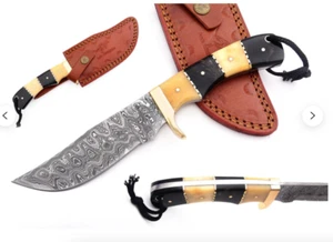 Zebra-Limited Addition, Damascus Hunting knives , Gift For his, Gift For father, - Bild 1 von 5