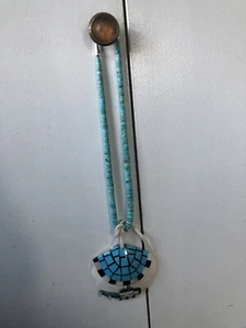 Zuni Shell Pendant By Patrick Wallace Artist For JocCla Necklace cs110 Q0036 - Picture 1 of 8