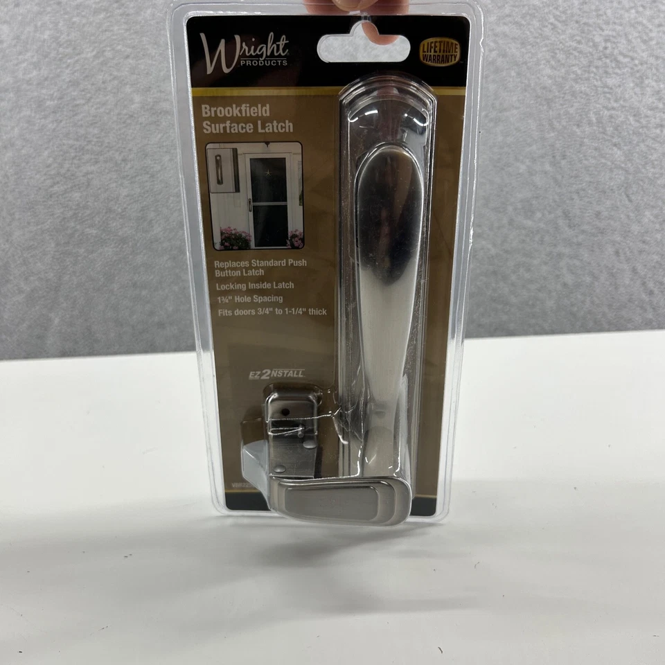 Cierre de superficie Wright Brookfield níquel satinado VBR225SN Foto 1 de 4