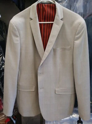 Abrigo Chaqueta Deportiva Allen Solly Hombre Gran Cuello Talla 44 Foto 1 de 4