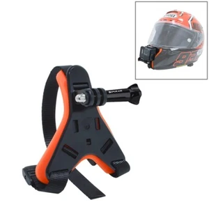 PULUZ Motorcycle Helmet Chin Strap Belt Mount for DJI Osmo Action /GoPro /Xiaoyi - Picture 1 of 7