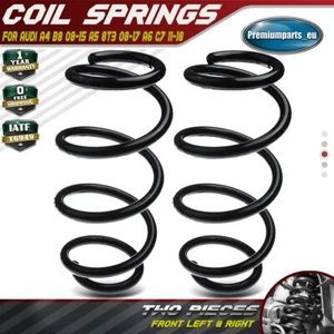 2x Coil Springs Front Suspension for Audi A4 B8 08-15 A5 8T3 08-17 A6 C7 RA3390 - Picture 1 of 11