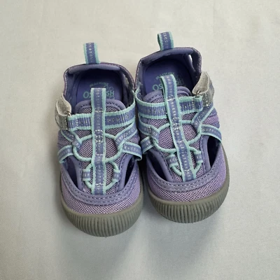 OshKosh Everplay Flexible Outsole Bump Toe Sandal Purple Toddler Size 5 NWOT - Image 1 of 4