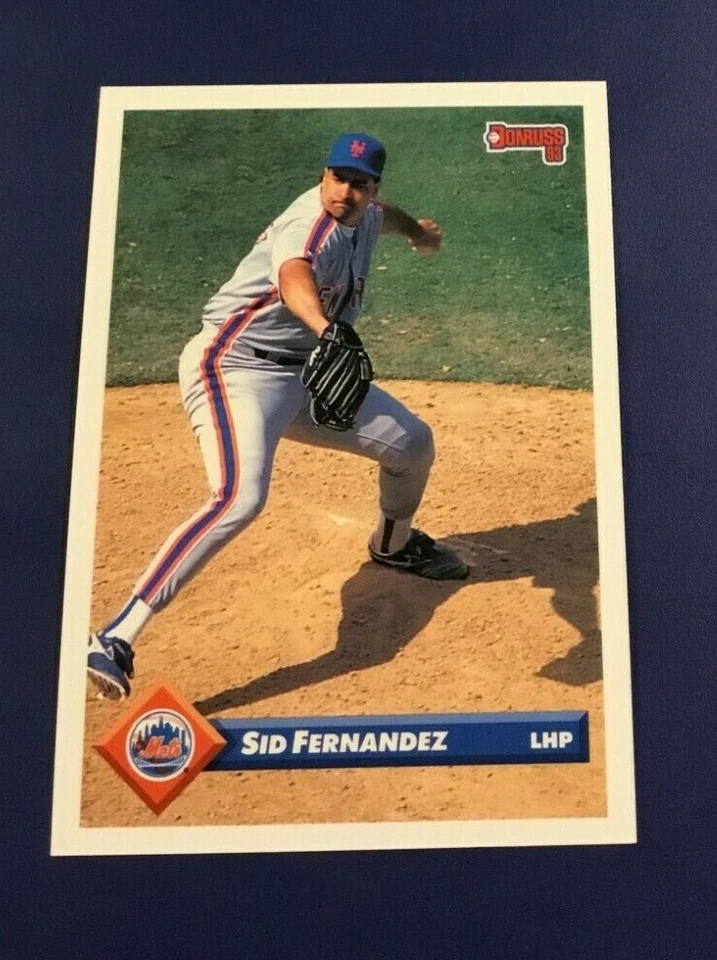1993 Donruss # 566 SID FERNANDEZ New York Mets - Image 1 of 2