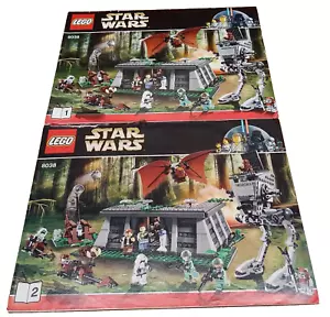 2009 Lego Star Wars Battle of Endor Instruction Manuals Only 8038 Two Manuals - Picture 1 of 6