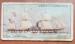 HERMANN Full color cigarette card. 1847 Transatlantic Liner - Picture 1 of 1