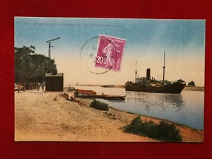CPA EGYPTE - Port Saïd - Le Canal de Suez à Kantarah - LL n°27 - Imagen 1 de 2