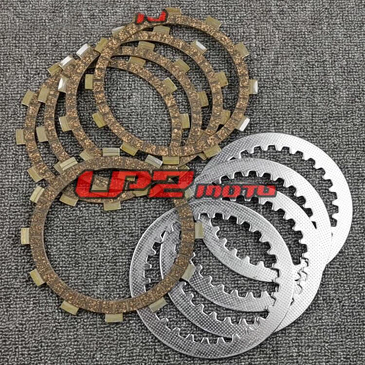 Kit de placas de acero de fricción de embrague para Yamaha XV250 V-Star 08-18 Route 66 88-90 Foto 1 de 1