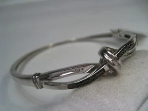 Designer Sterling Silver Bracelet 7". #7 - Picture 1 of 10