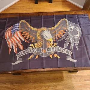 5 FLAG LOT POW MIA USA PATRIOTIC FLAG. 3 X 5 POLYESTER FLAG. - Picture 1 of 1