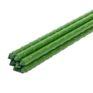 Hydroponics Garden Plant Stakes Support Sticks Canes Pole Grow Tools 10 Pack 6ft - Picture 1 of 6