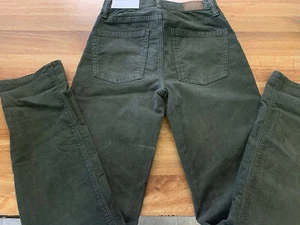 American Eagle Pants Women's Size 24/00 Green Stretch 90's Straight Corduroy NWT - Picture 1 of 10