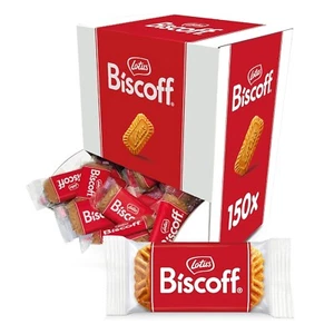 Biscotti Lotus Biscoff, caramellati, vegani, 0,2 oz, 150 confezionati singolarmente - Foto 1 di 6
