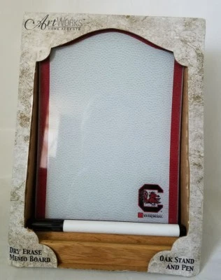 South Carolina Gamecocks Dry Erase Memo Board 橡木架 — 第 1/2 张图片