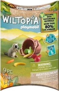 PLAYMOBIL 71066 Wiltopia Waschbär mit Obst und Korb und Tier-Wissenskarte NEU - Picture 1 of 1