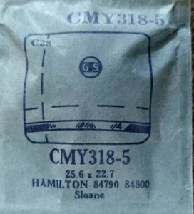 CMT318-5 Hamilton Sloane watch crystal - Picture 1 of 1