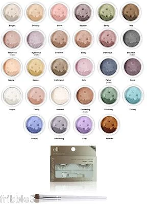 e.l.f. Mineral Eye Shadow PICK YOUR COLOR w/Natural Brown Lash & Brush ELF NEW! - Image 1 of 3