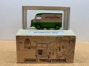 MATCHBOX MODELS OF YESTERYEAR CITROEN TYPE H VAN YOPLAIT 1/43 EN BOITE BM J4 - Picture 1 of 3