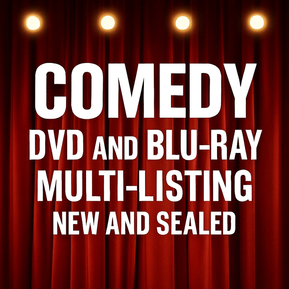 New and Sealed Region 2 UK Comedy DVD's and Blu-Ray's MULTI-LISTING - Image 1 of 1