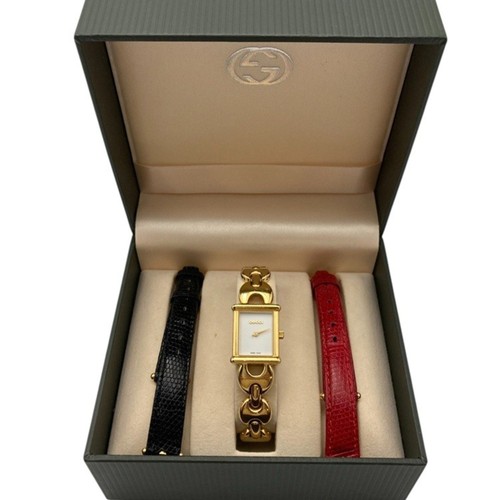 GUCCI Gucci Cambio Cintura Orologio Quarzo 1800L Donna D4 GZl1a9p1