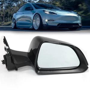 Right Side Mirror For Tesla Model 3 2017-22 2023 Heated Power Fold Memory Recall - Picture 1 of 17