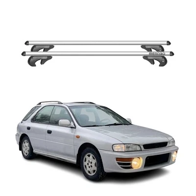 Cross Bars Roof Racks for Subaru Impreza 1992-2000 Wagon Gray Luggage Carrier - Изображение 1 из 4