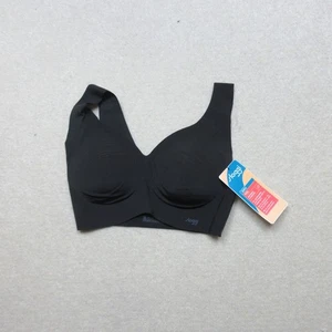 Sloggi Zero Feel Bralette Womens Medium Black Bra Casual Non-Wired NWT - Picture 1 of 5