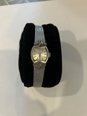 Raro Vintage Bulova 1924 Para Mujer Antiguo Oro 14K Relleno 23 J Cuerda FUNCIONANDO.  Foto 1 de 4