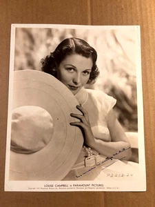 Louise Campbell seltenes sehr frühes handsigniertes 8/10 Foto '34 Bulldog Drummond - Bild 1 von 8