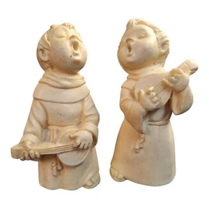 Sandinista Made In Italy Boys Figurines Two Religios Singing Boys Vintage....... - Picture 1 of 20