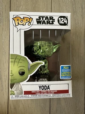 Funko Pop 星球大战尤达 124 夏季大会 2019 限量版独家 — 第 1/4 张图片