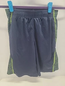 PUMA Boys Kids Athletic Blue Charcoal Shorts Basketball Youth Size M 8/10 - Picture 1 of 7