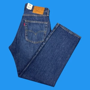 Levis 555 Premium Jeans Herren Gr. 31x29 Relaxed Straight Leinenmischung Denim LESEN* - Bild 1 von 23