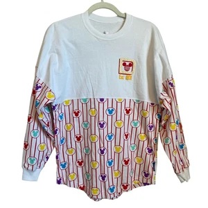 Disney Spirit Jersey Popcorn Mickey Mouse Grafik Langarmshirt Gr. XS - Bild 1 von 9