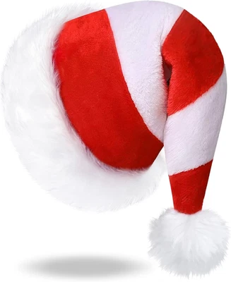 Chapéu de Natal Papai Noel Chapéu de Natal para Adultos Unissex Feminino Masculino Engrossar Veludo Conforto  - Imagem 1 de 4
